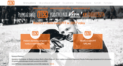 Desktop Screenshot of 1procent.viva.org.pl